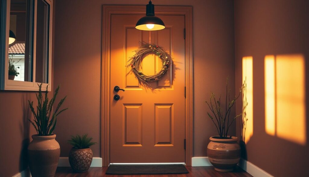 apartment door makeover