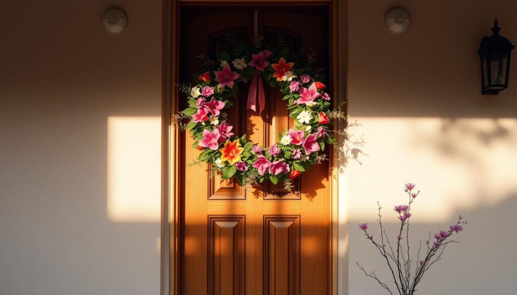 apartment front door decor
