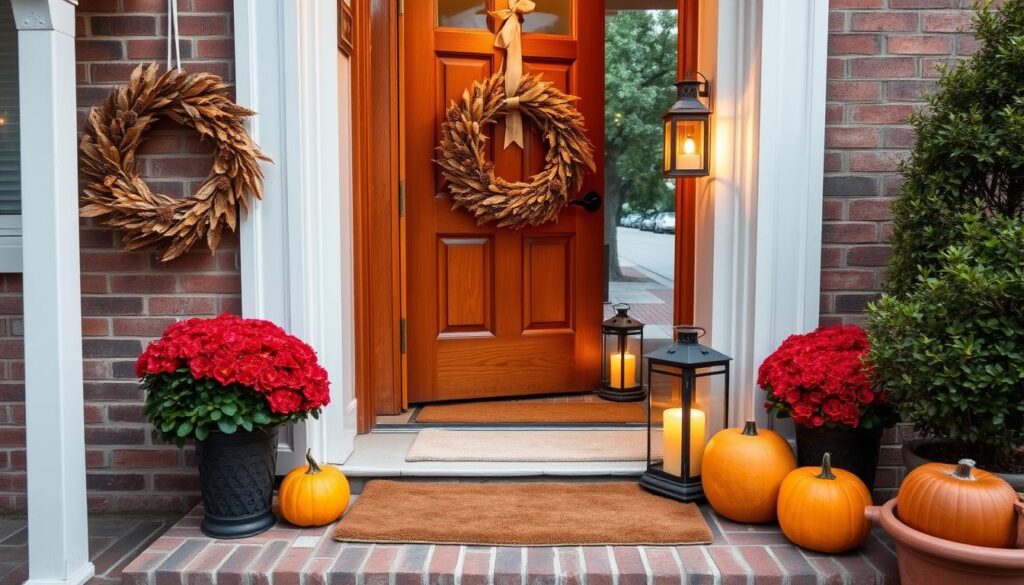 apartment front door decor ideas