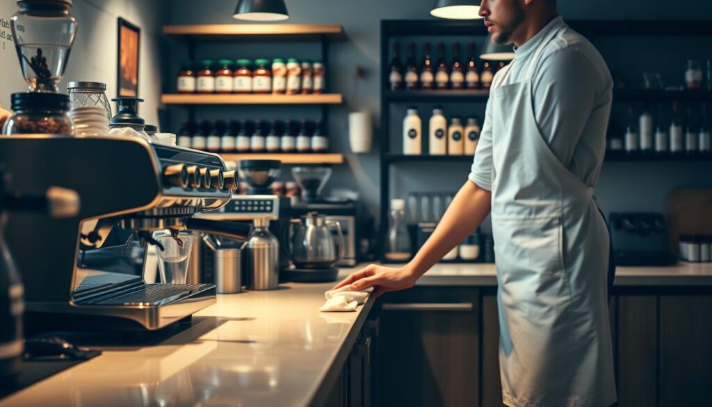 coffee bar maintenance