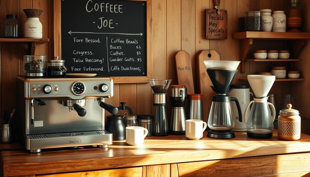 coffee station
