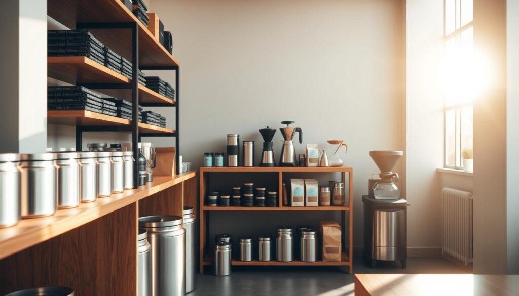 coffee supply storage