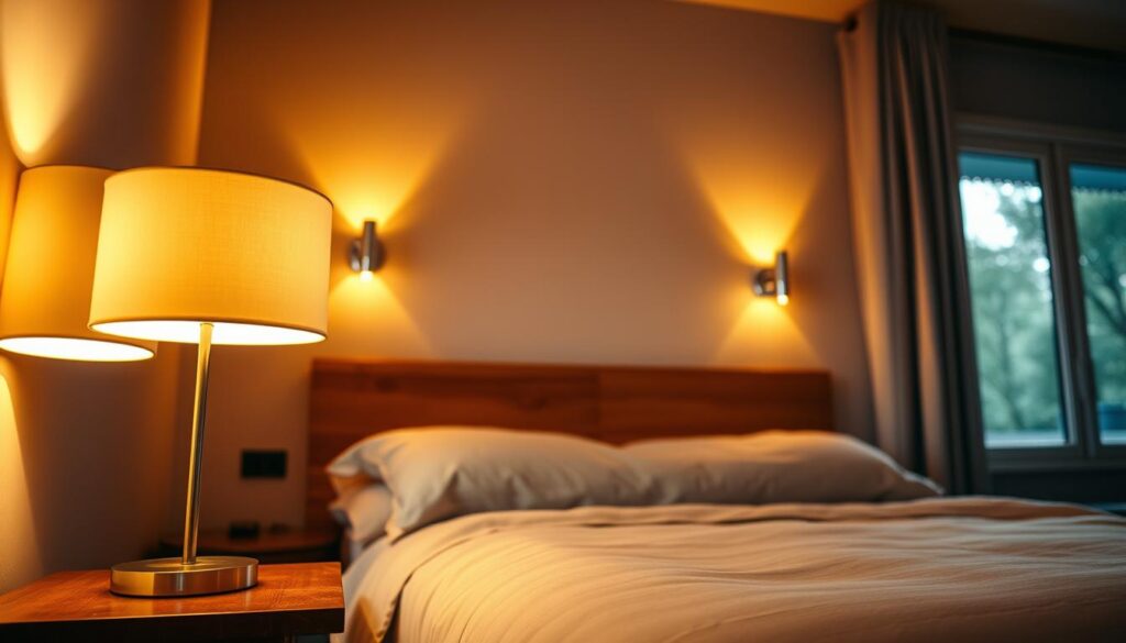 men's bedroom lighting